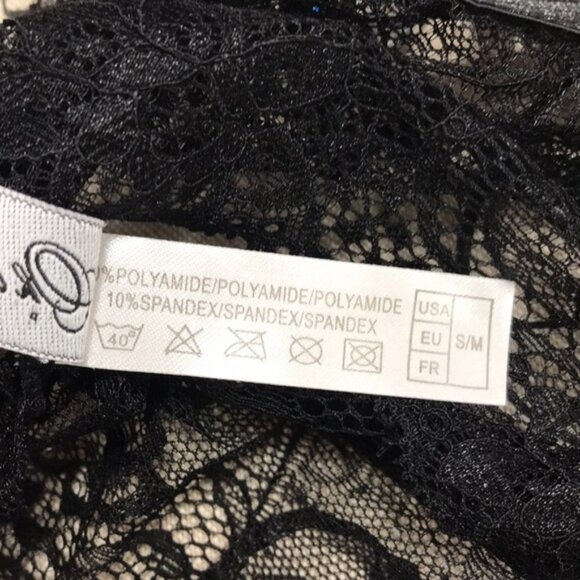 Oh La La Cheri Plunge Neck Lace Bodysuit - Picture 6 of 8